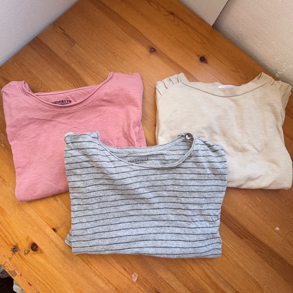 All saints,Brooklyn laundry and Coofcandy T-shirt bundle men’s medium